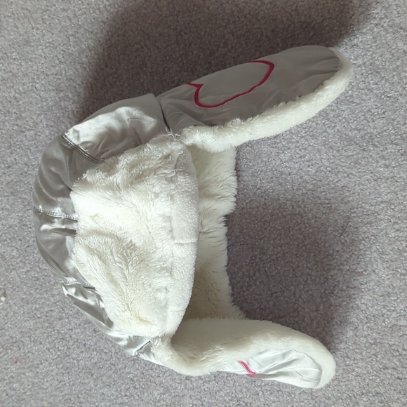 Silver Heart Aviator Winter Hat Toque - Picture 2 of 4